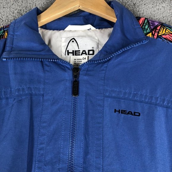 Head Jackets & Coats Vintage Head Womens Medium Ski Jacket Full Zip Colorful Lined Pockets